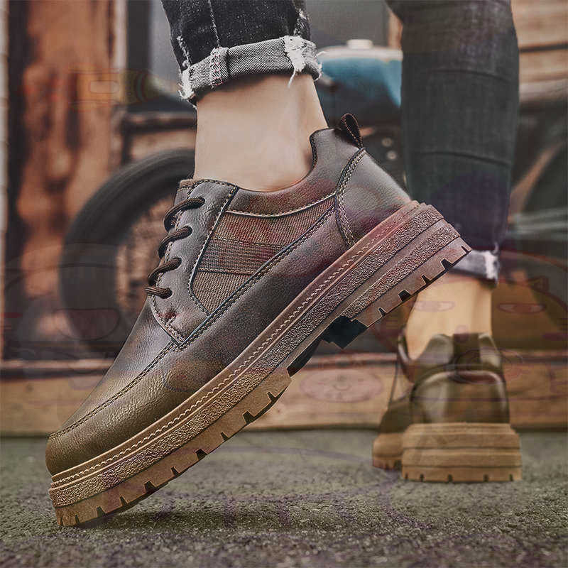 Dark Natural Leather Fashion T - Good Streetwear Brand recension och pris