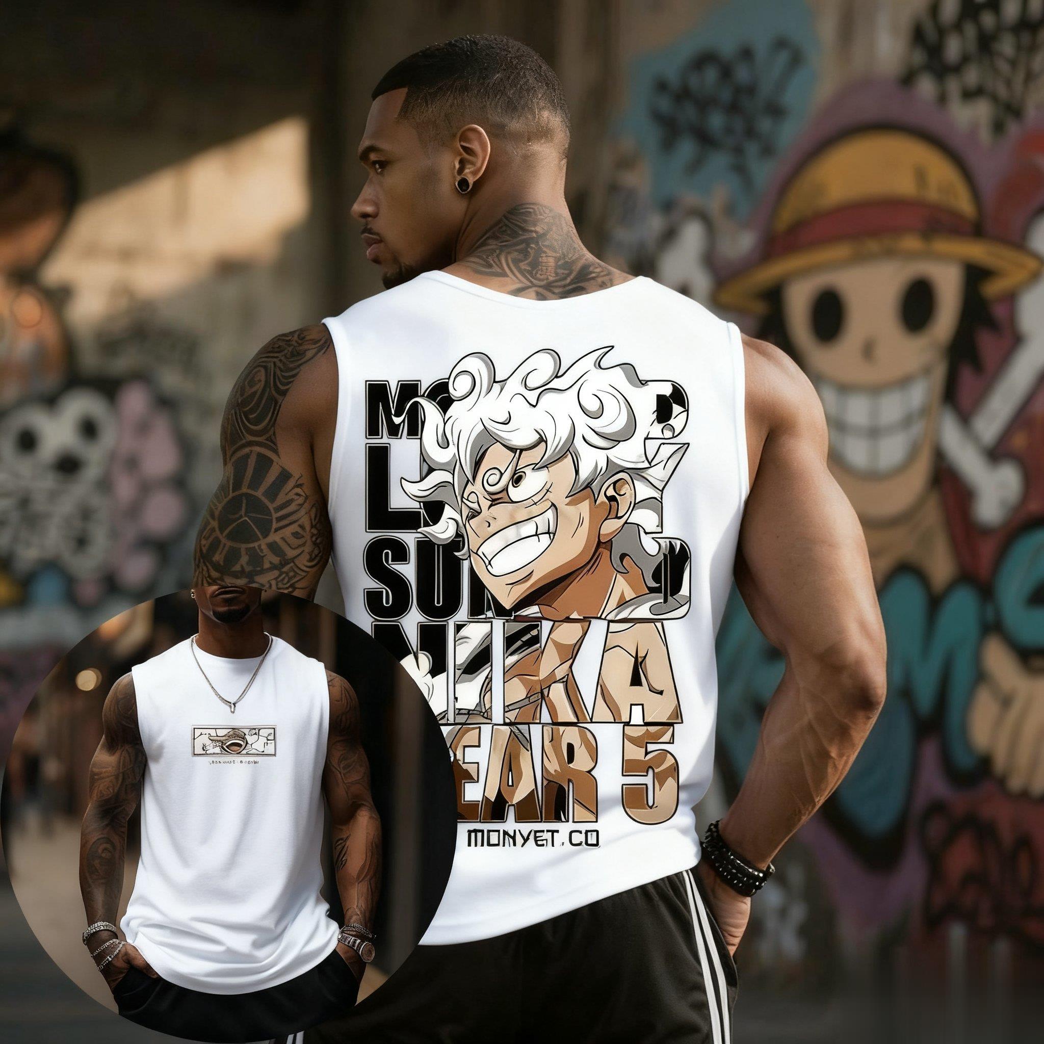 One Piece Luffy Gear 5 Tank To - Good Streetwear Brand recension och pris