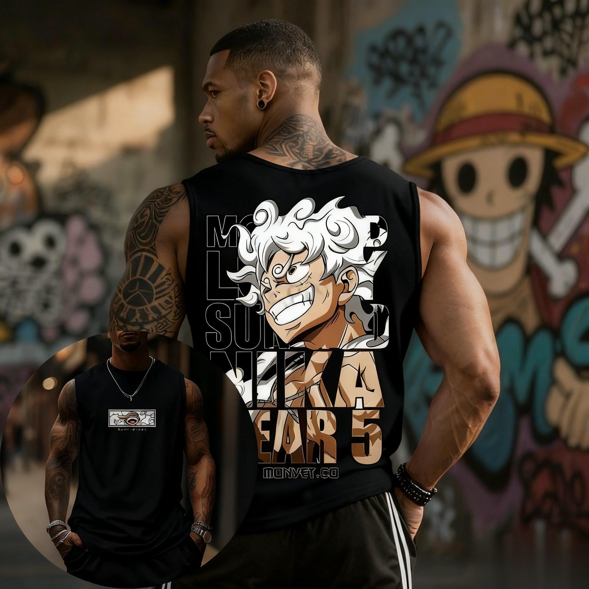 One Piece Luffy Gear 5 Tank To - Good Streetwear Brand recension och pris